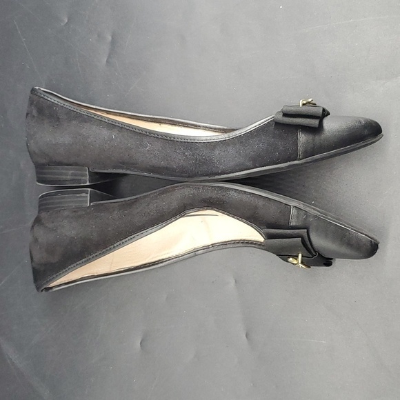 Sam Edelman Lizzy Suede Black Flats 9.5 - Picture 7 of 9
